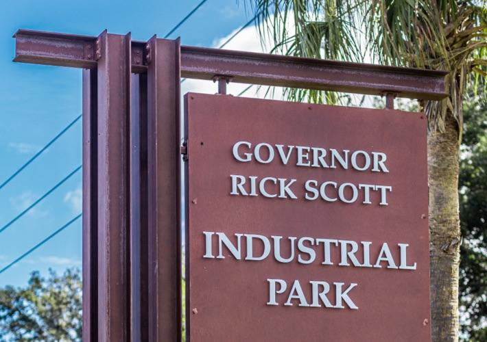 Photo of Governor Rick Scott Industrial Park
